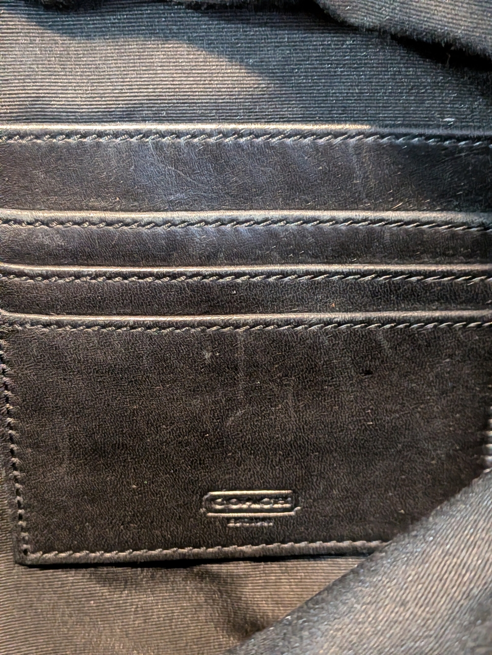 Classic Black Coach F0869-70098 Leather Unisex Briefcase Bag - Picture 6 of 16